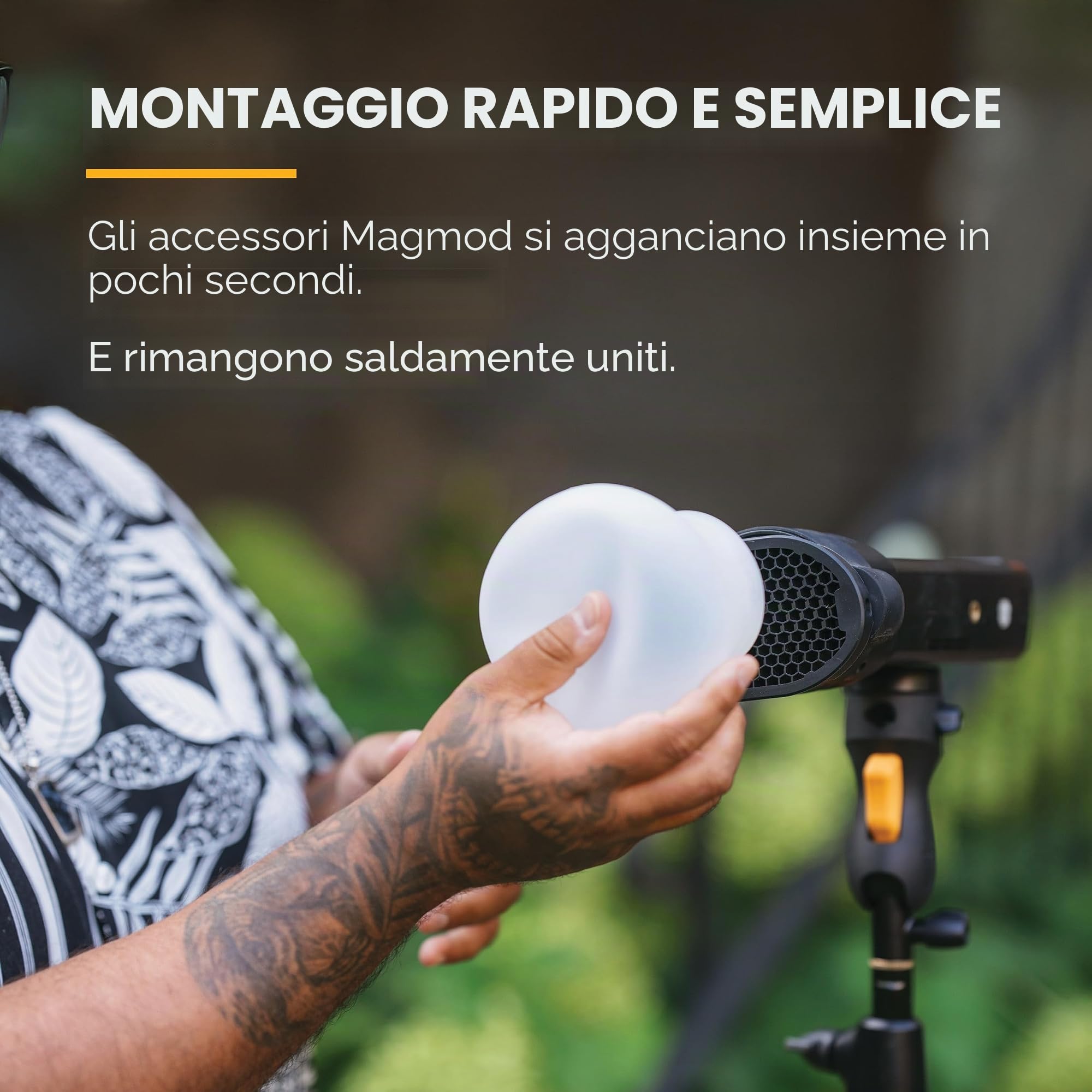 MagMod Starter Flash Kit 2 | Modificatori Flash per illuminazione fotografica | Accessori per diffusori magnetici | Modificatori MagMod nuovi e migliorati: MagGrip 2, MagSphere 2, MagGrid 2