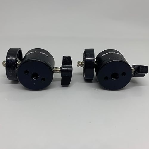 Miniatura 4 de KASINshooting Paquete de 2 adaptadores de trípode monopié Hot Shoe 14 "Mini cabeza de bola para video digital Insta360 Smartphone Go Pro Cámara