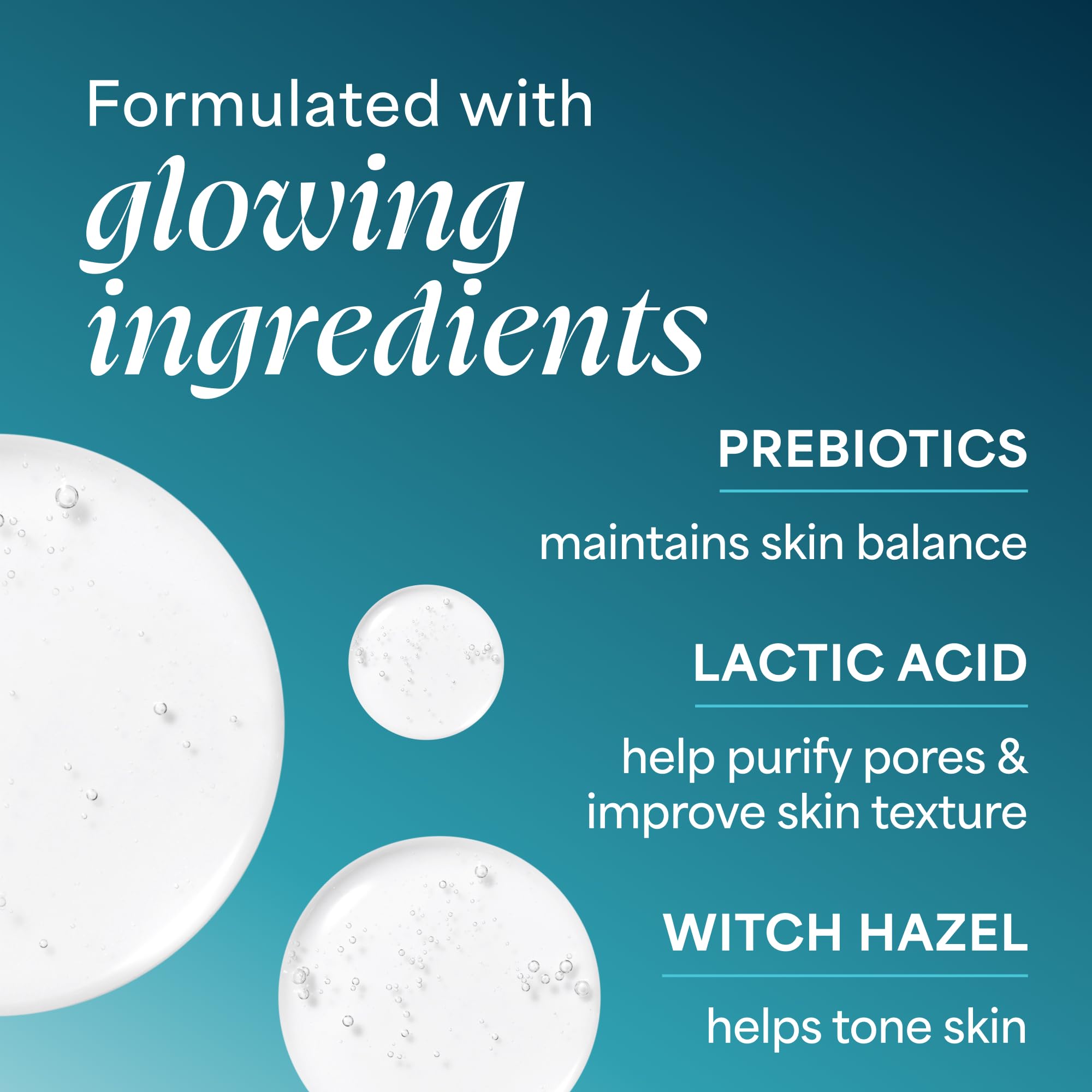 TULA Tónico facial aclarante para el cuidado de la piel, sin alcohol, uso diario, para exfoliación suave y cierre de poros, contiene hamamelis y niacinamida, 150 ml