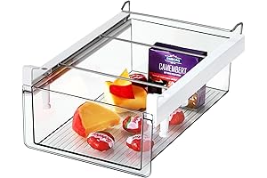 vacane XL Fridge Drawer Organizer For Refrigerator