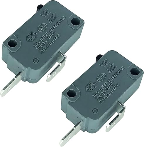 DTAIR - Interruptor dispensador de refrigerador 241689106 para refrigerador Frigidaire Kenmore AP6887337 PS12724042 (paquete de 2)