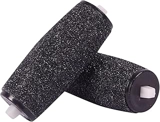 2pcs Replacement Rollers Heads Refills Compatible for Scholl Velvet Smooth,Pedicure Hard Skin Remover Refills Extra Coarse Replacement Rollers Heads for Scholl Pedi Electric Foot File