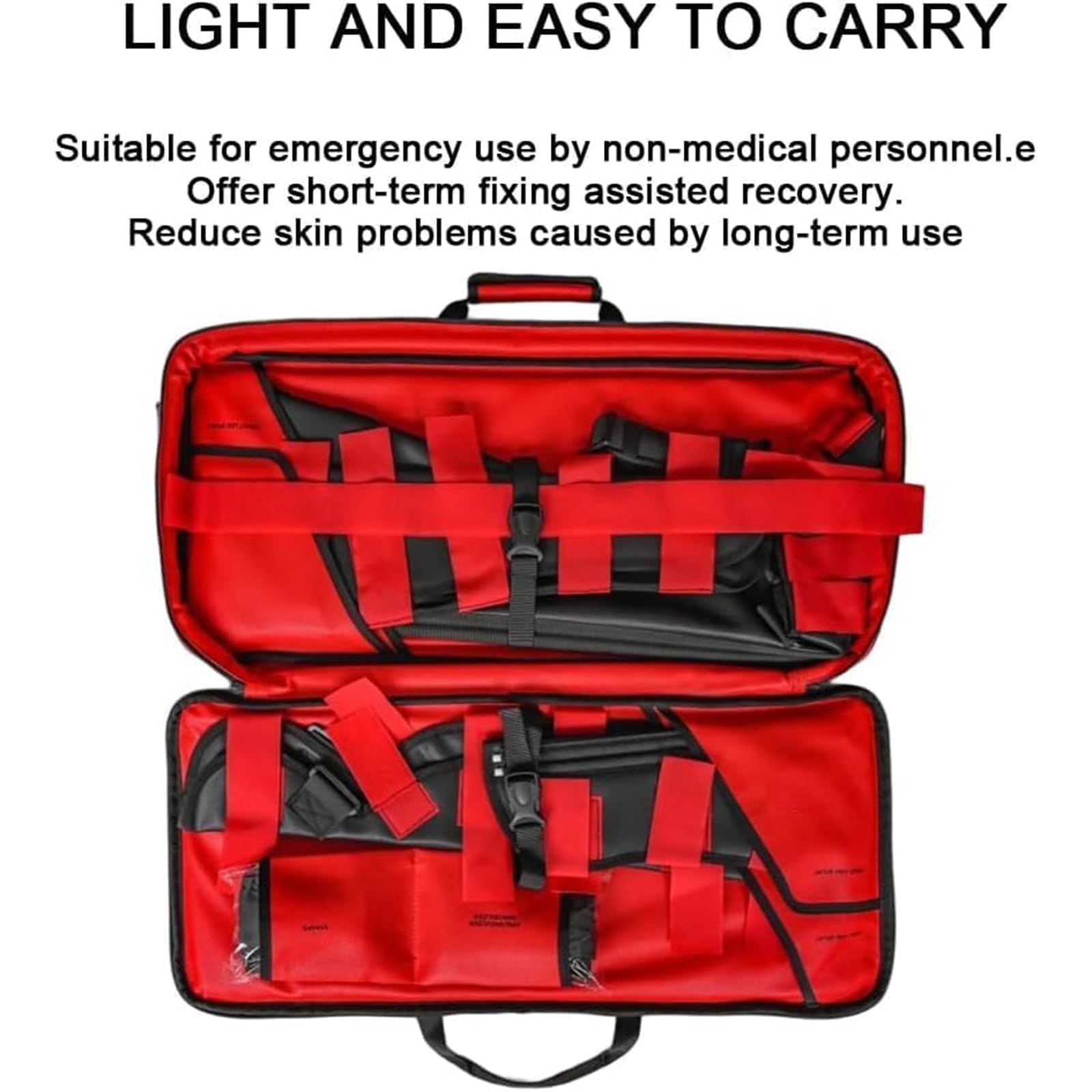 Set di stecche mediche di emergenza, immobilizzatore completo per il trattamento delle fratture di emergenza, kit di stecche mediche per fratture EMT Paramedic, per primi soccorritori, EMT, paramedici
