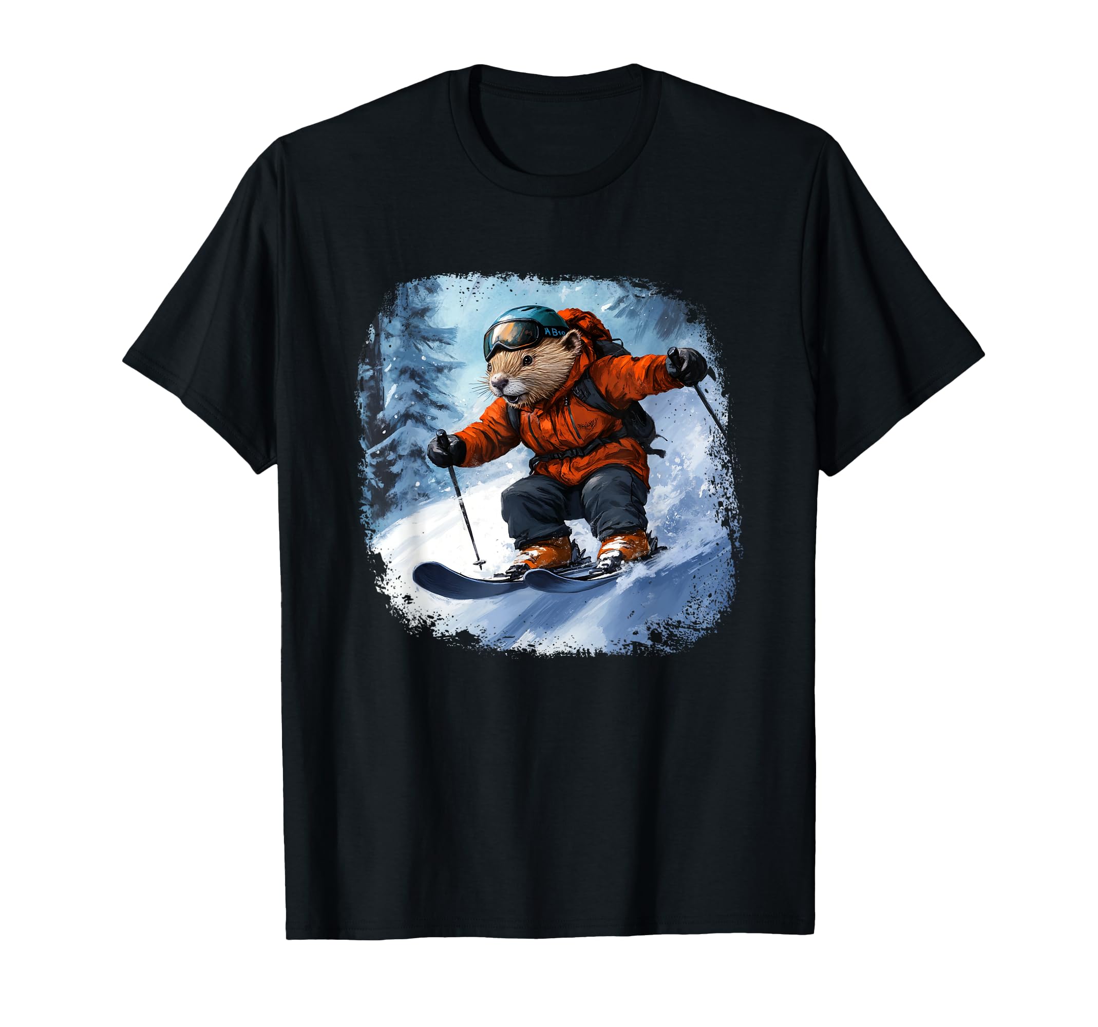 Beaver Ski T-Shirt