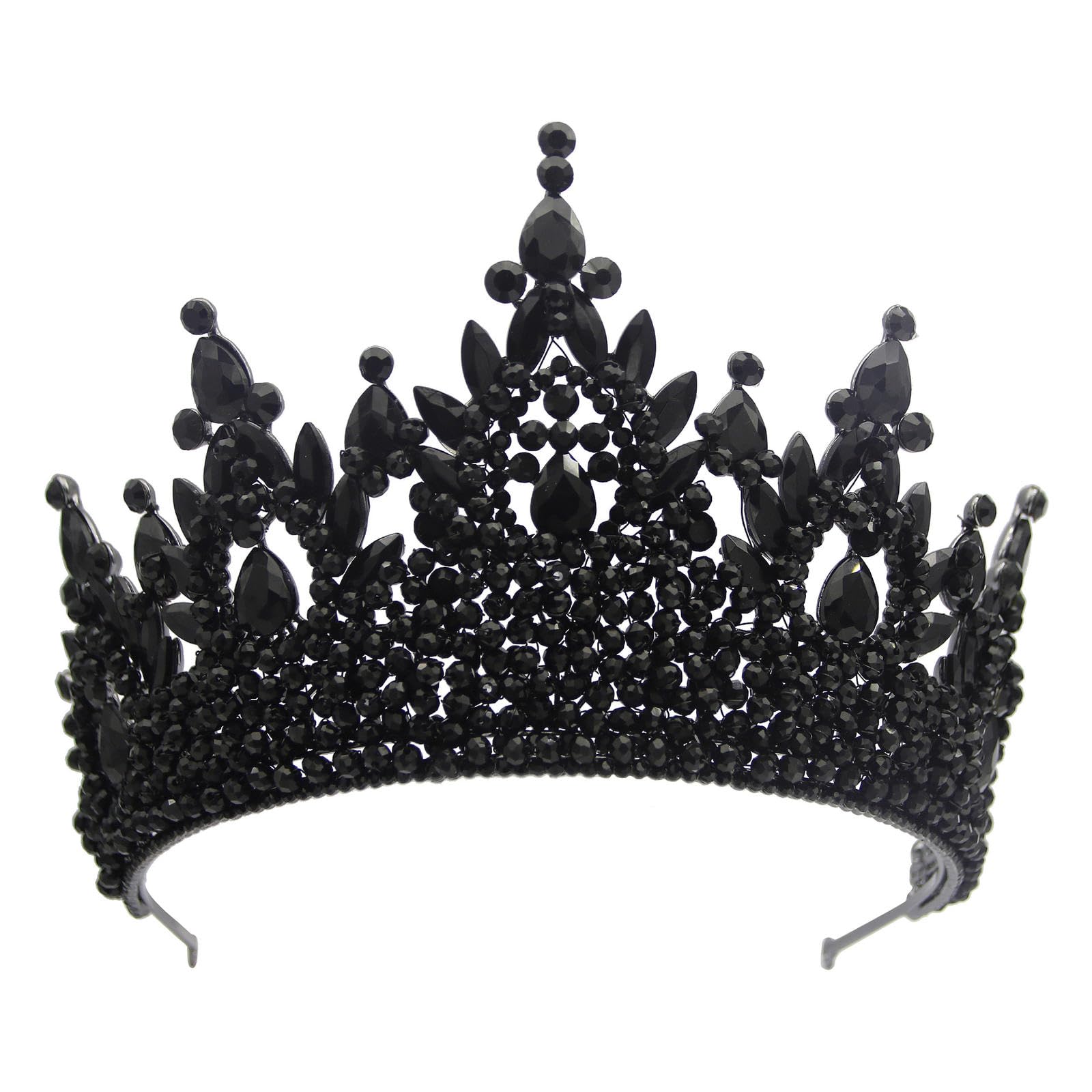 Élégante coiffe de mariée rouge surdimensionnée - Accessoire de cheveux pour femme - Couronne de princesse - Pour anniversaire, mariage, bal de fin d'année, fête d'Halloween, cadeau de Noël