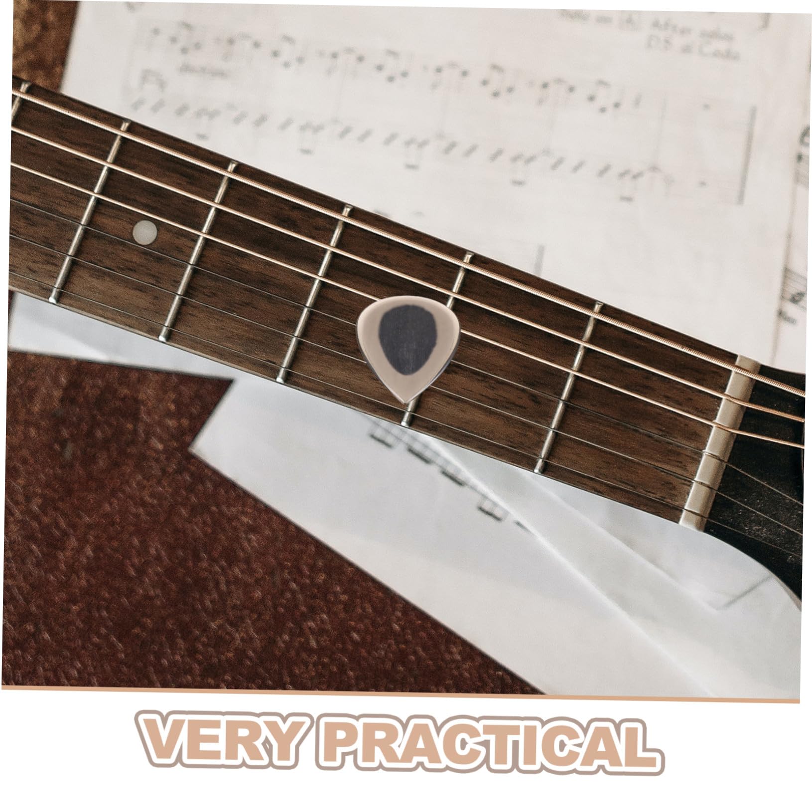 Mikinona Plettri per Chitarra Pesanti Design Antiscivolo Adatti per Chitarra Acustica ed Elettrica Realizzati in Plastica Resistente per Esibizioni in Festival di Musica Country e Jazz