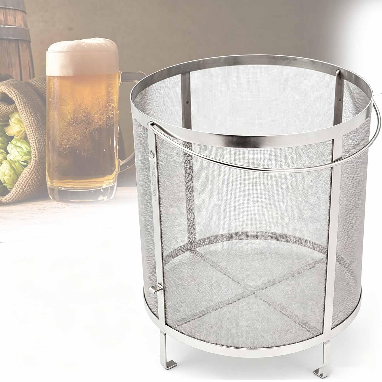Brauhopfensieb, Weinhopfenfilter, Brauhopfensieb Mit Ständer, Edelstahl-bierhopfenfilter, Braufilter, Brauzubehör Für Selbstgebrautes Bier Und Wein