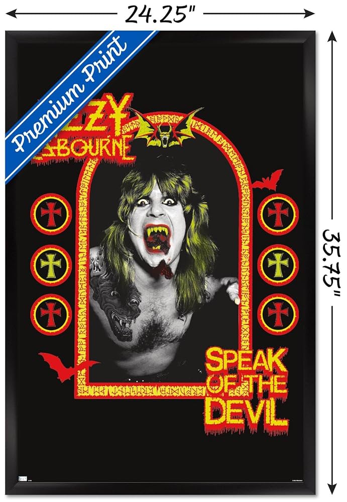 Amazon.com: Trends International Ozzy Osbourne - Speak Of
