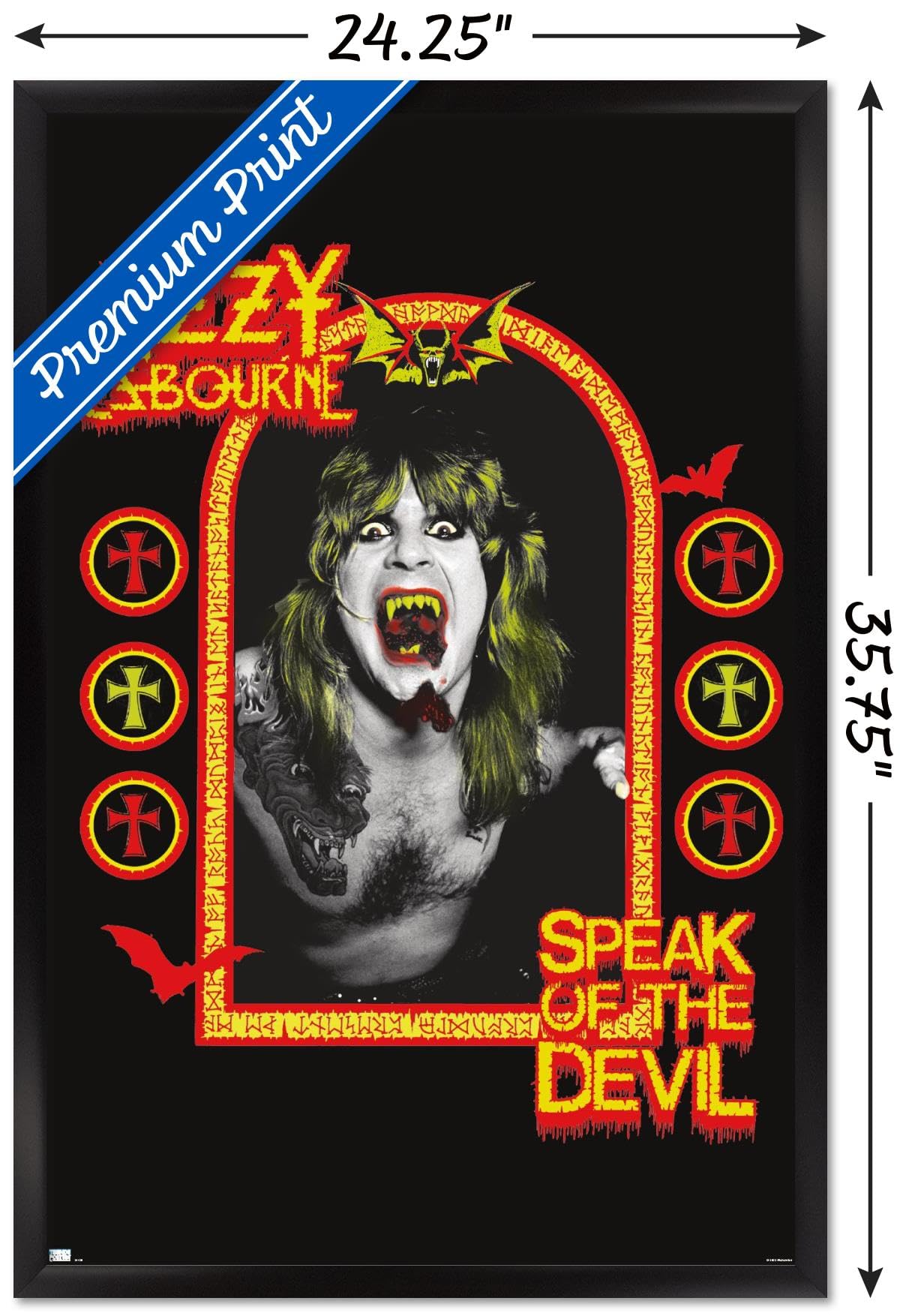 Amazon.com: Trends International Ozzy Osbourne - Speak Of The