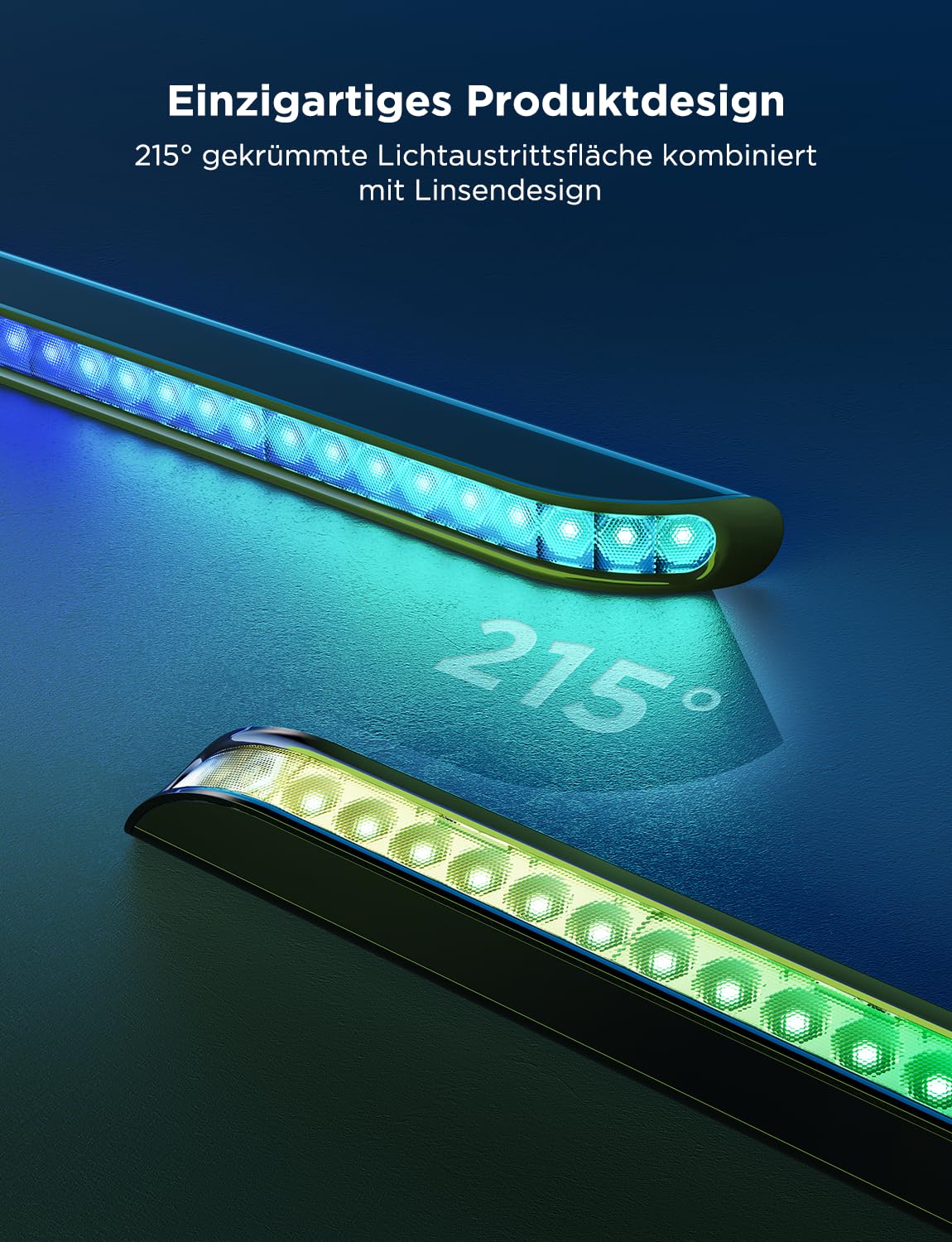 Govee LED Lightbar, 31 Zoll RGBIC TV Lichtleiste, TV Backlight for 70-85 Inches Fernseher, Light Bar für Dekoration, Funktioniert mit Alexa und Google Assistant, 2 Packung