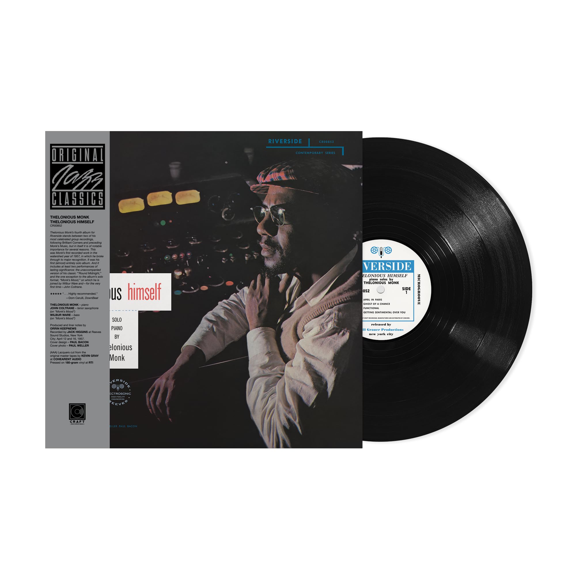 THELONIOUS MONK 完全版レコード THELONIOUS MONK - MONK/ US Reissue Sealed LP - パラダイス
