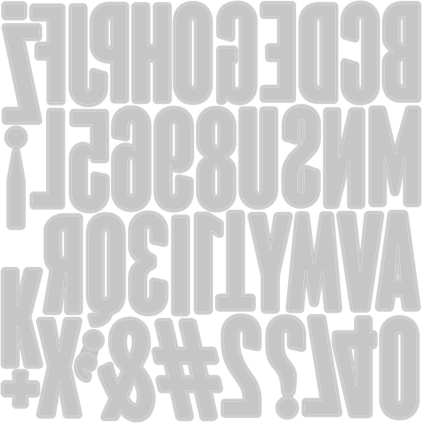 Tim Holtz Sizzix 2023 Everyday Collection - Boletín alfanumérico Thinlits 43 troqueles 1 púa de troqueles Sizzix 666281 656390