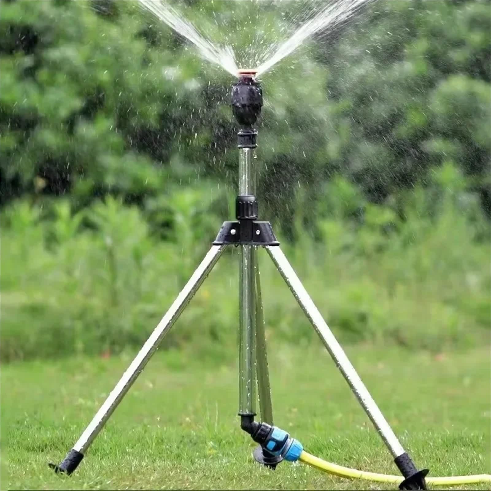 Asperseur Arrosage Trépied d'irrigation Rotatif à 360 degrés
