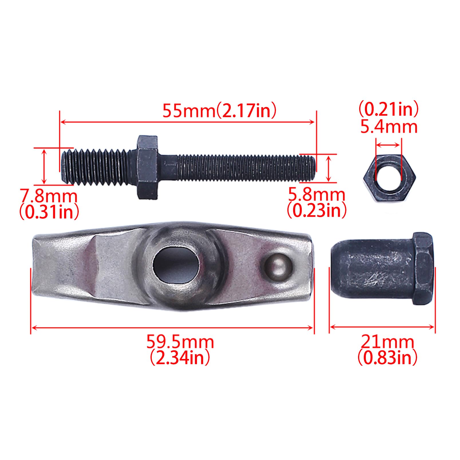 Amazon.com : Mtanlo Valve Rocker Arm Assy Kit For Honda GX340