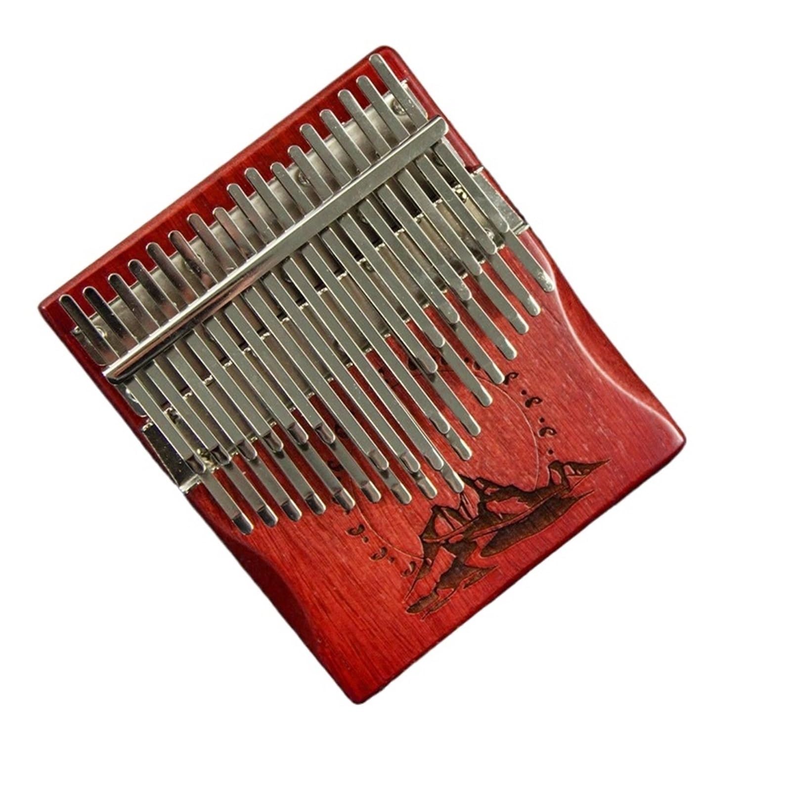 Kalimba Podstawowy instrument muzyczny dwuwarstwowy fortepian mahoniowy z kciukiem 34 tony