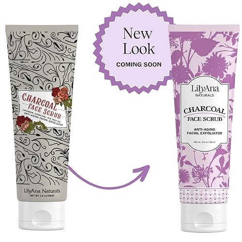 Miniatura 9 de LilyAna Naturals Exfoliante facial de carbón, exfoliante facial, exfoliante de microdermoabrasión, productos para el cuidado facial de la piel para