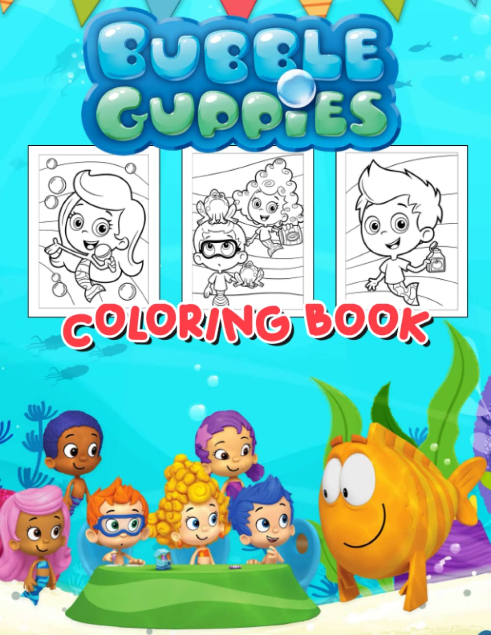 Buy Búbble Gúppies Coloring Book: Excellent Bubblé Guppies Coloring