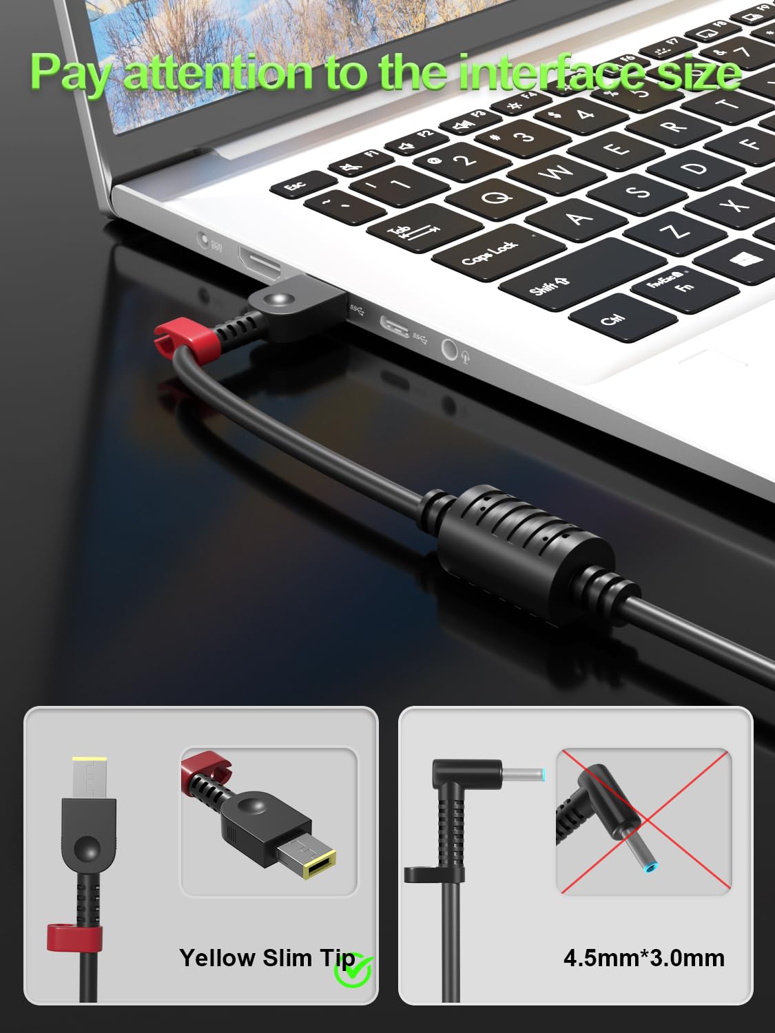 230W Netzteil Slim-Tip für Lenovo Legion/ThinkPad Laptop