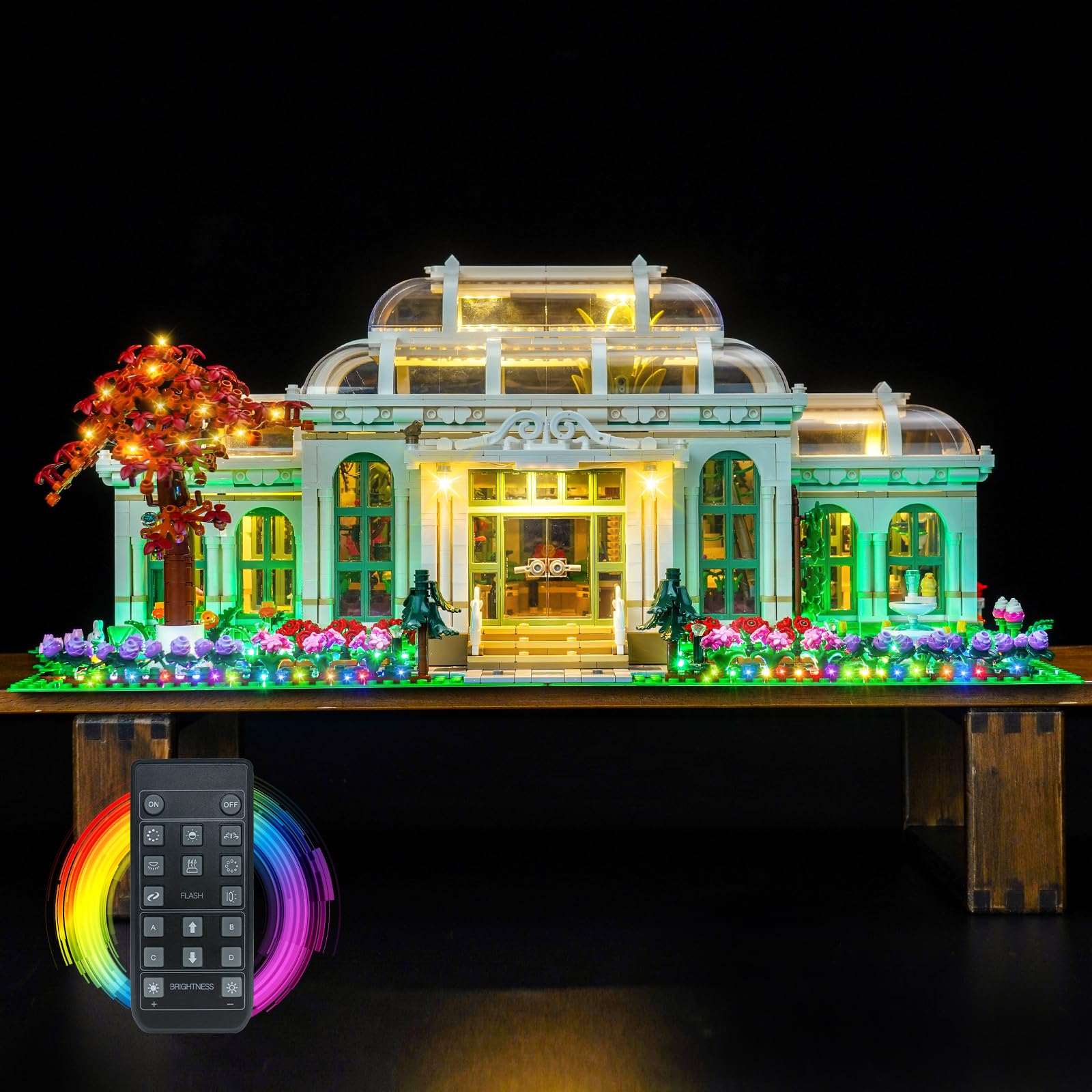 BRICKSHINING LED Lighting Compatible with Lego The Botanical Garden, Light Kit Compatible with Lego 21353, Giving Light to Model, NOT Included The Model Set (RC Version)