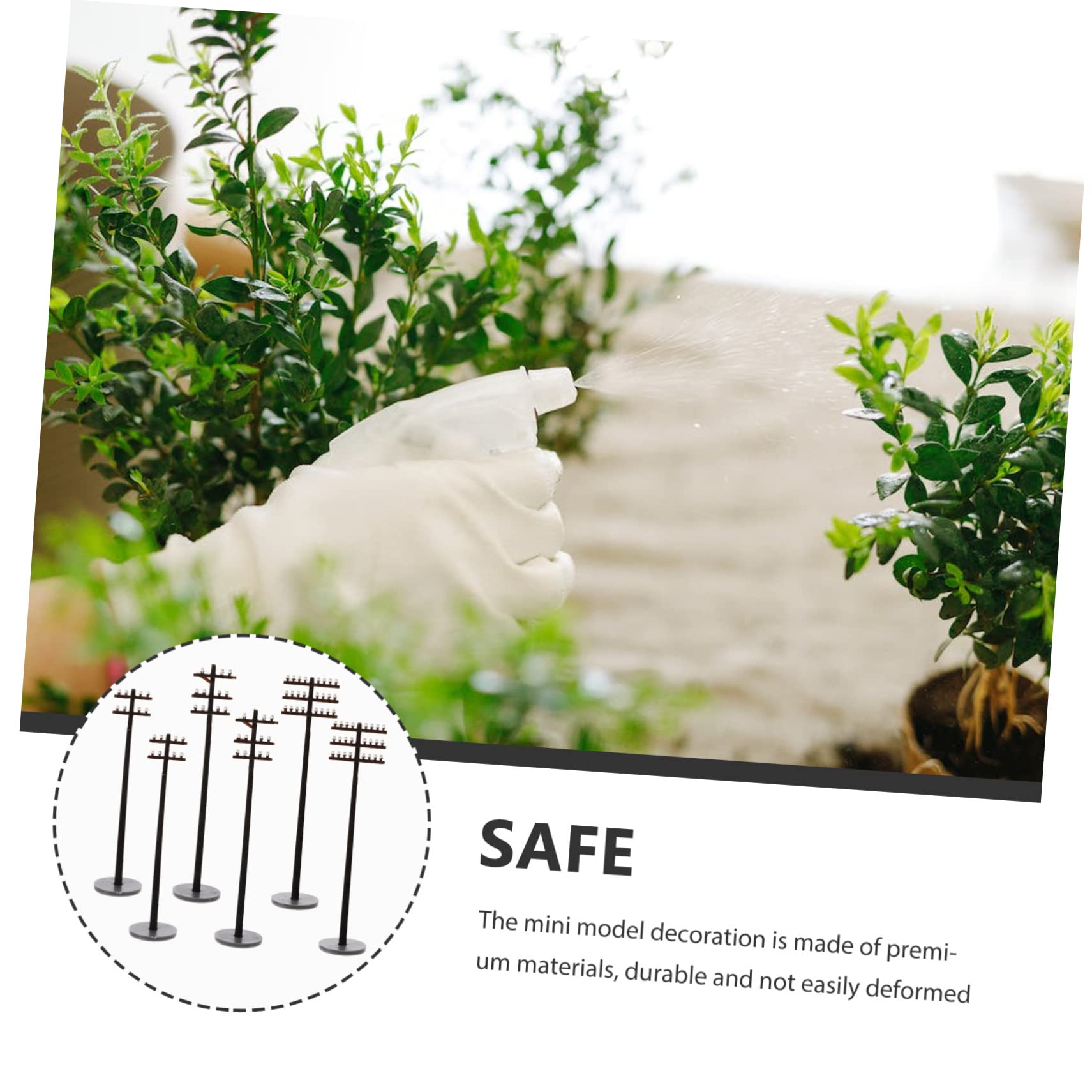 Lot Poteaux Télégraphiques Incomplets Imparfaits Pour Décor Train HO 1/87 JOUEF - Modélisme