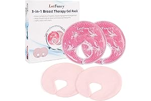 LotFancy Breast Ice Packs for Nursing Moms: Soothe Sore and Engorged Breasts