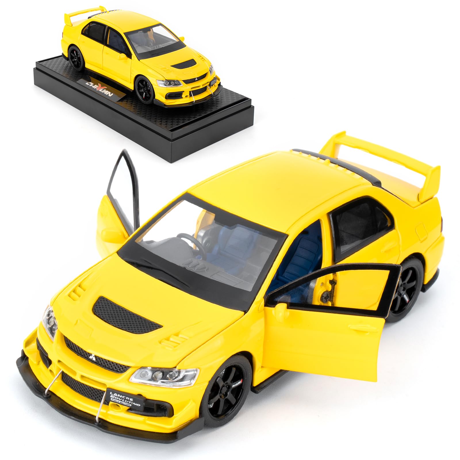 WAKAKAC Toy Cars Compatible for 1:32 Mitsubishi Lancer
