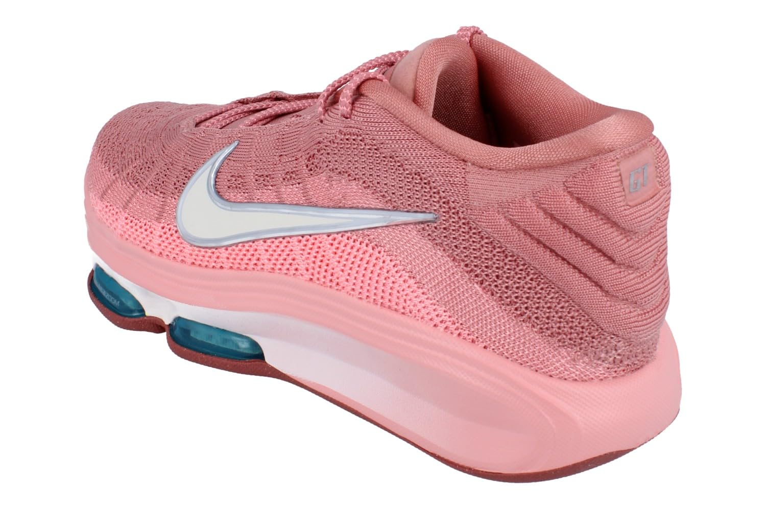 Nike G.T. Hustle 3 - Zapatillas de baloncesto (rojo polvo de estrellas/plateado metálico/tinte rosa/marfil pálido)