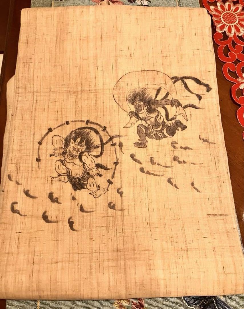 Amazon.co.jp: 風神雷神 麻 名古屋帯 : おもちゃ