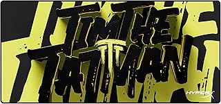 HyperX Pulsefire Mat – Gaming Mouse Pad – TimTheTatMan Edition – XL – Precise Cloth Surface – Anti-fray Flush Stitching – Non-Slip Rubber Base