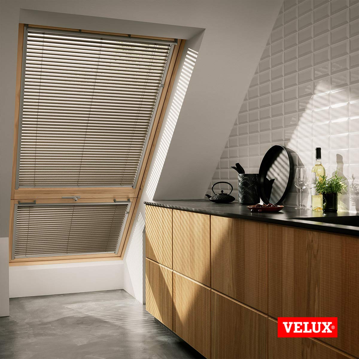 VELUX - Tenda veneziana per finestra da tetto GGL, GHL, GZL, GPL / S08, 608, 10 bianco