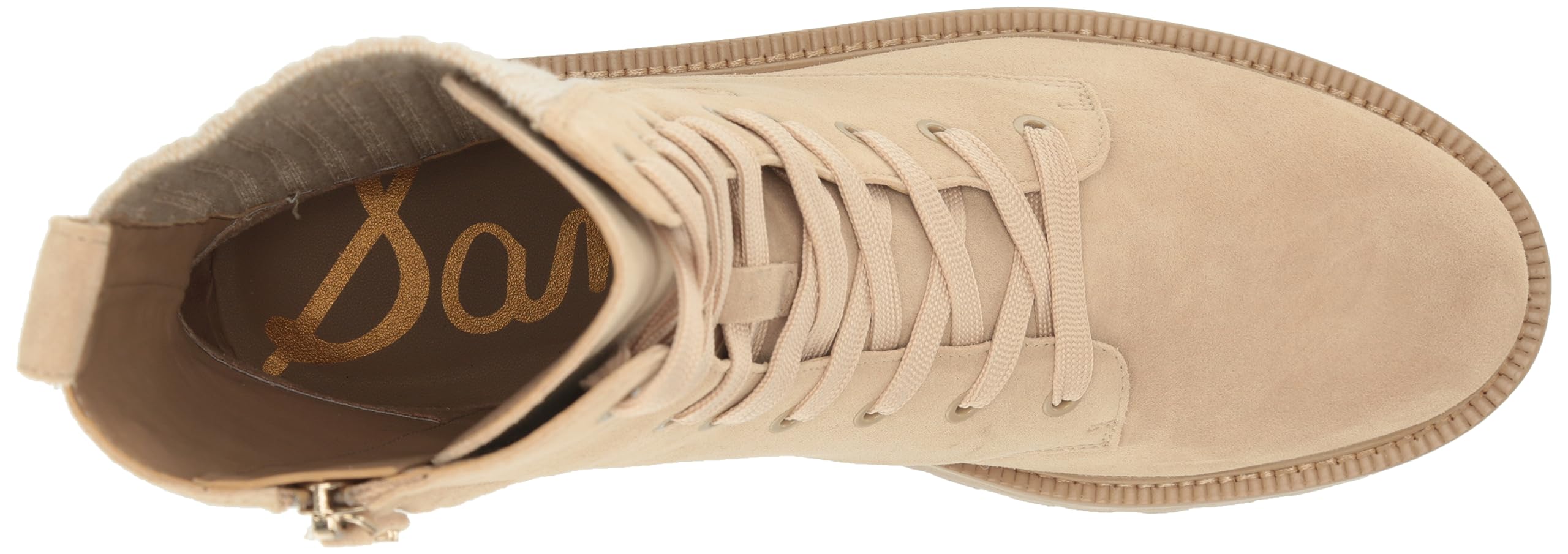 Sam Edelman Women's Evina Combat Boot, Sesame, 8.5