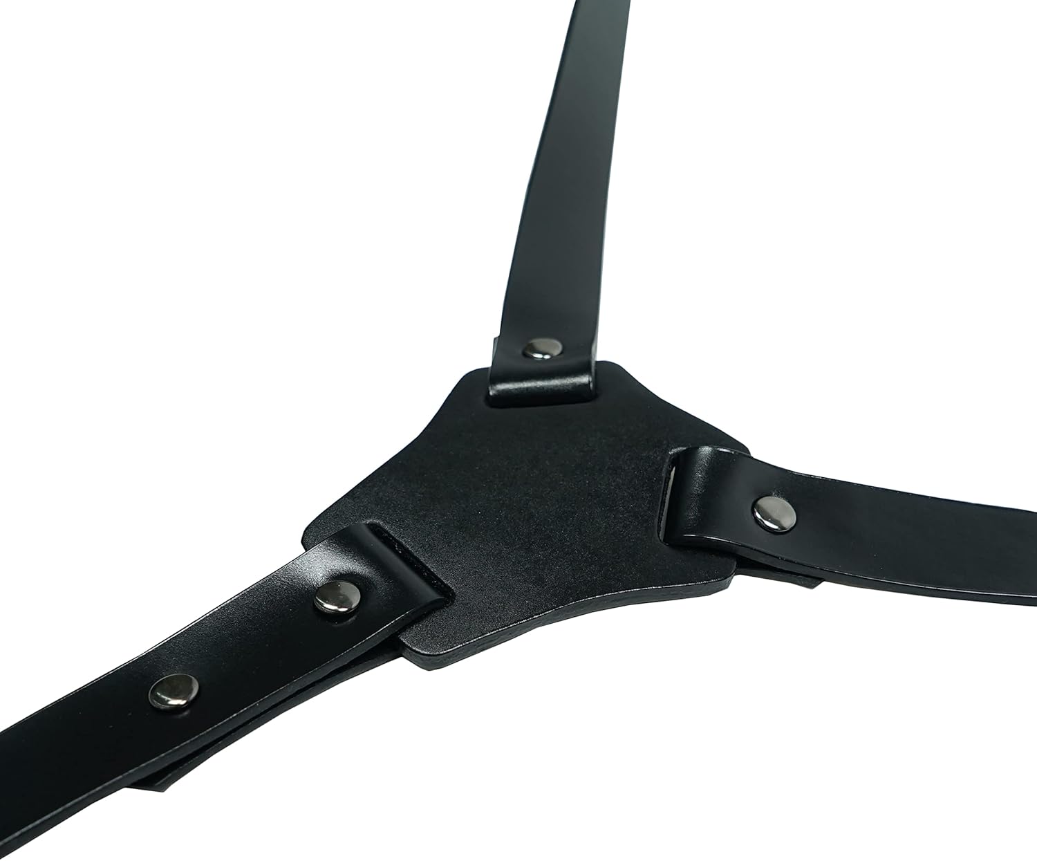 Leather Shoulder Suspenders For Men With Replacable Clips/Trigger Snaps