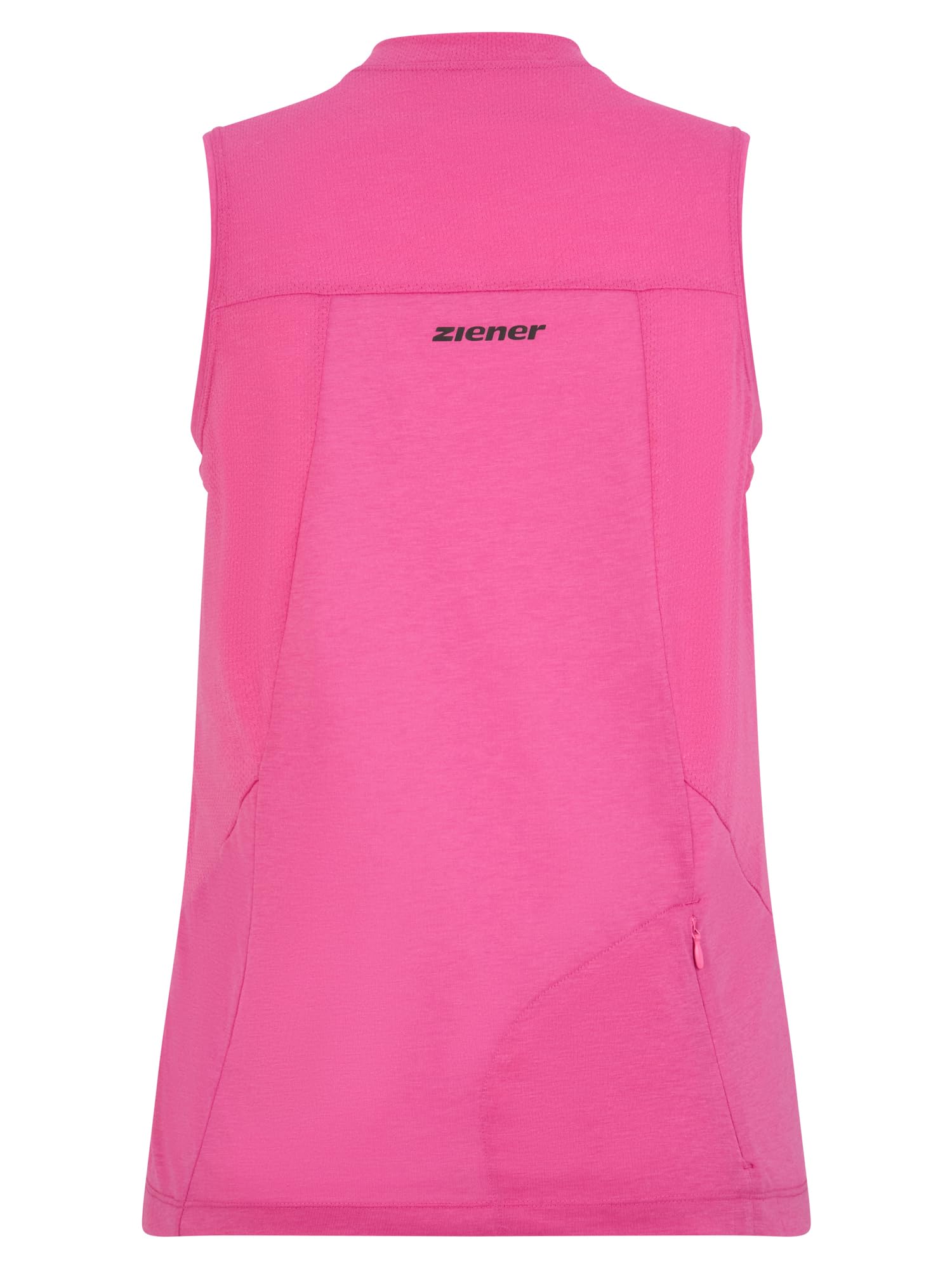 Ziener Damen NIKOLETTA Fahrradtrikot/Radtrikot - Mountainbike|Rennrad - atmungsaktiv, schnelltrocknend, elastisch, ärmellos, Magenta, 46