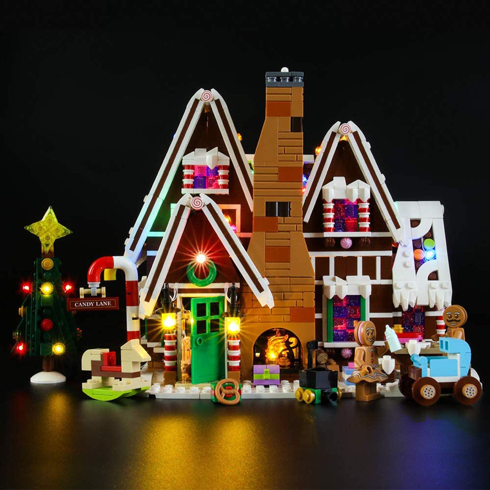 RTMX&kk LED Light kit for (Gingerbread House), Compatible with Lego 10267 Building Blocks Model (Not Include The Lego Model)
