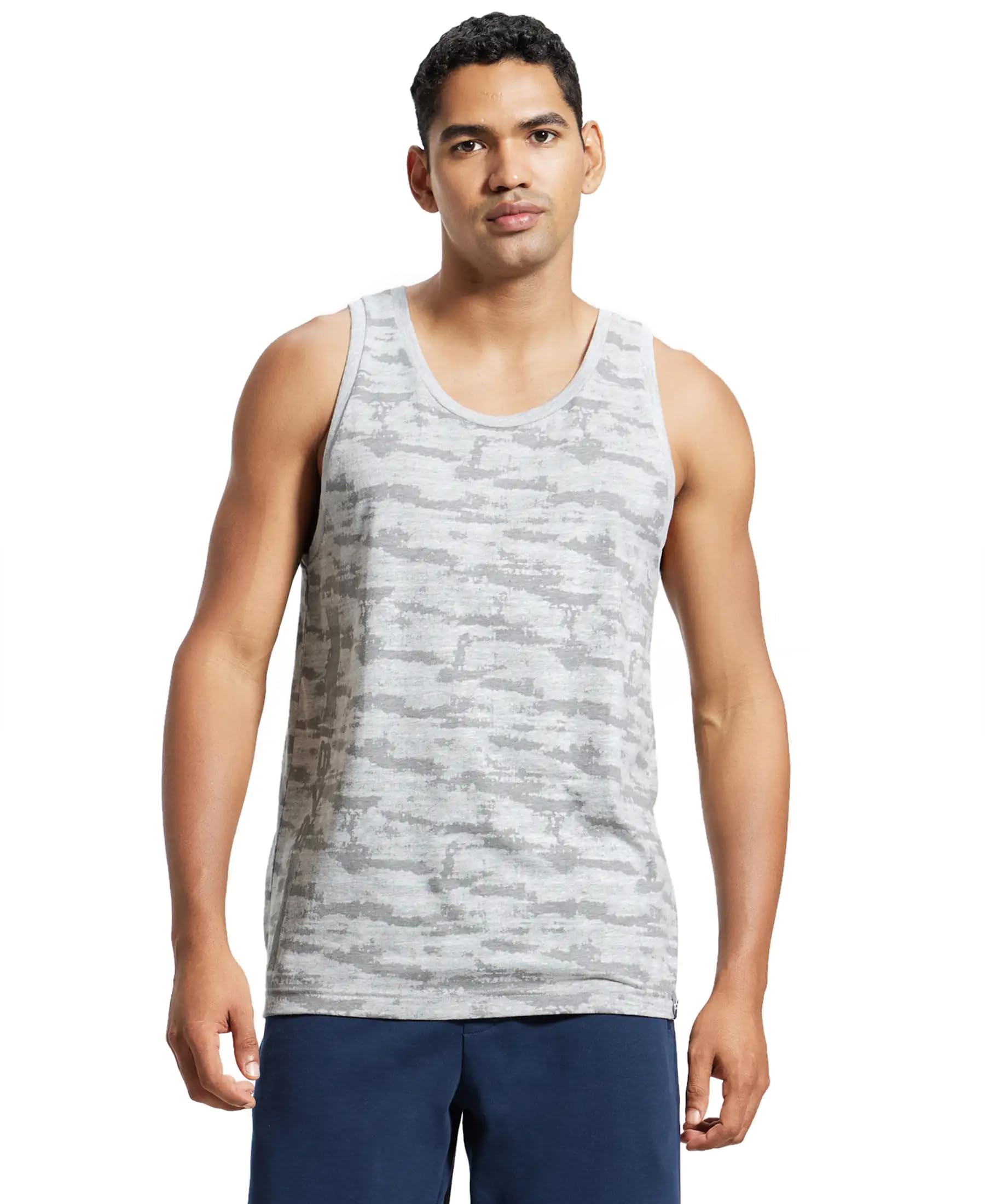 Jockey Men's Printed Regular Fit Tank Top-picture-18