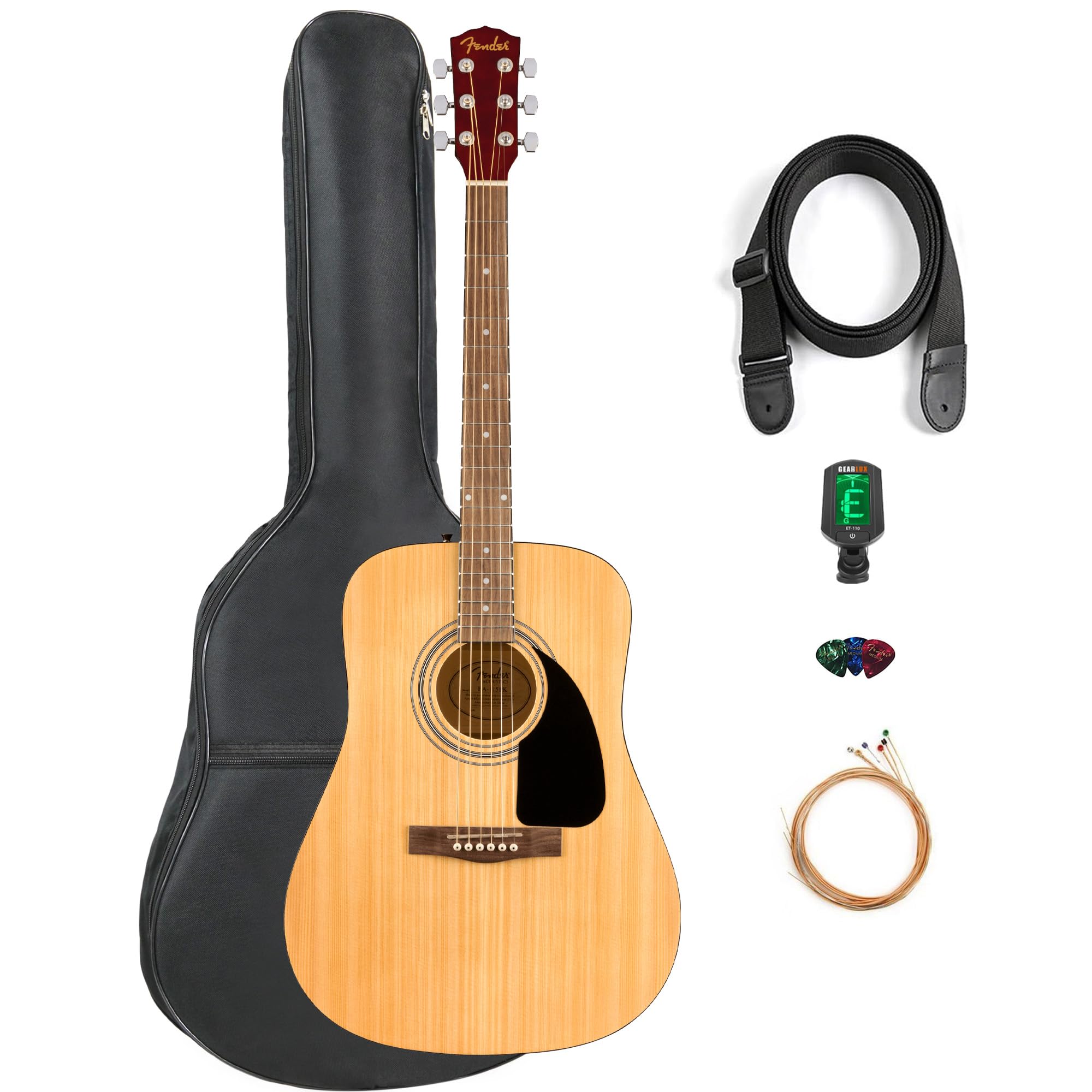 Amazon | Fender Dreadnought アコースティックギター - ギグバッグ