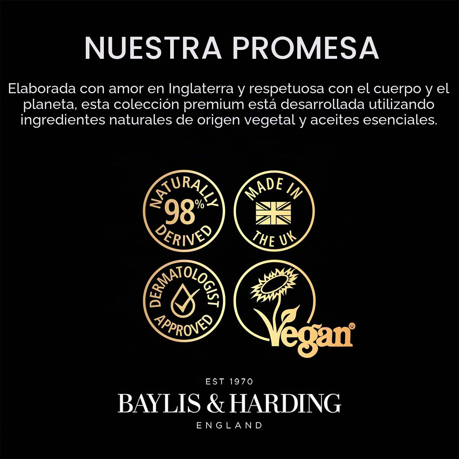 Baylis & Harding GRHWOCA Goodness Oud, Cedro y Ámbar, Lavado de Manos de 500 Ml, Paquete de 3, Apto para Veganos