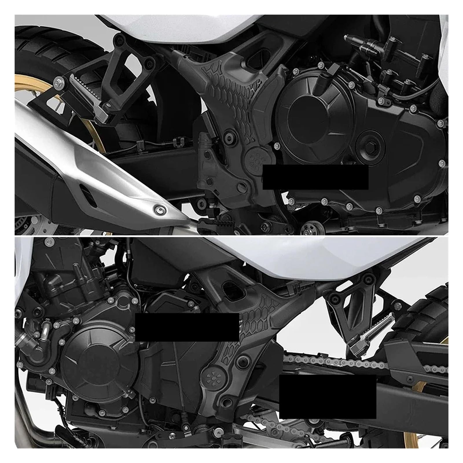 Luftabweiser Seitenflügel Motorrad Rahmen Schutz Seite Abdeckung Fing Protector Panel Verkleidungen Kit FÜR XL750 FÜR Transalp XL 750 2023 2024