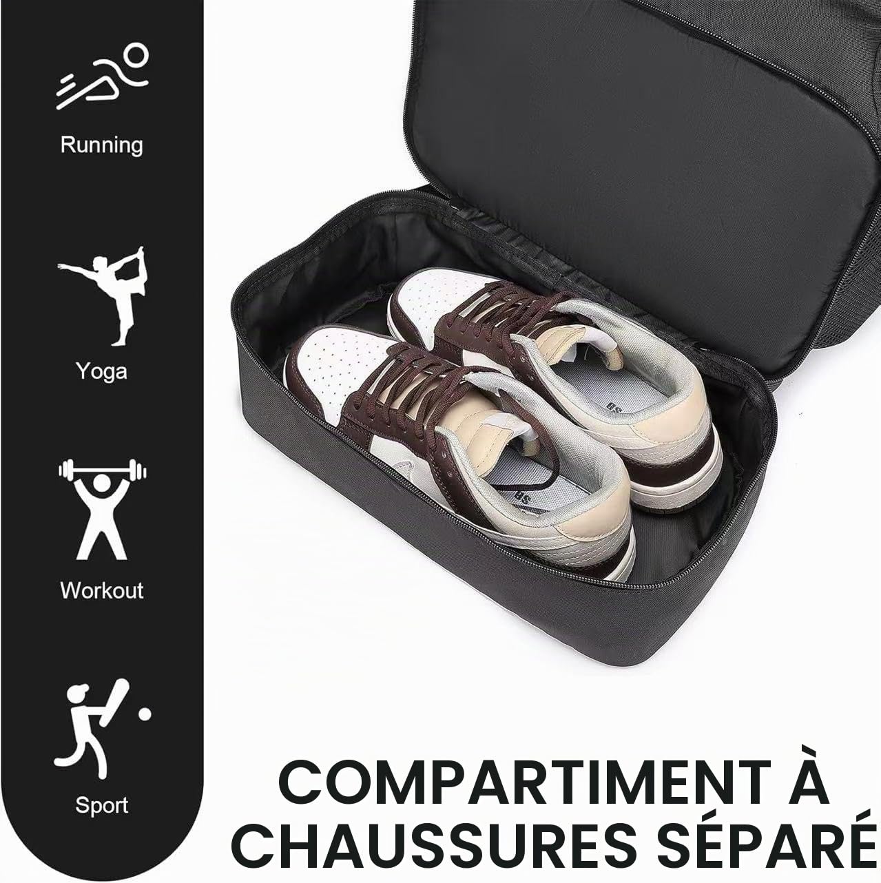 seyfocnia reisetasche mit schuhfach, Reisetasche für Die Nacht Duffle Bag, Weekender Travel Bag krankenhaustasche, große Handgepäcktasche, Reisetasche für Damen und Herren