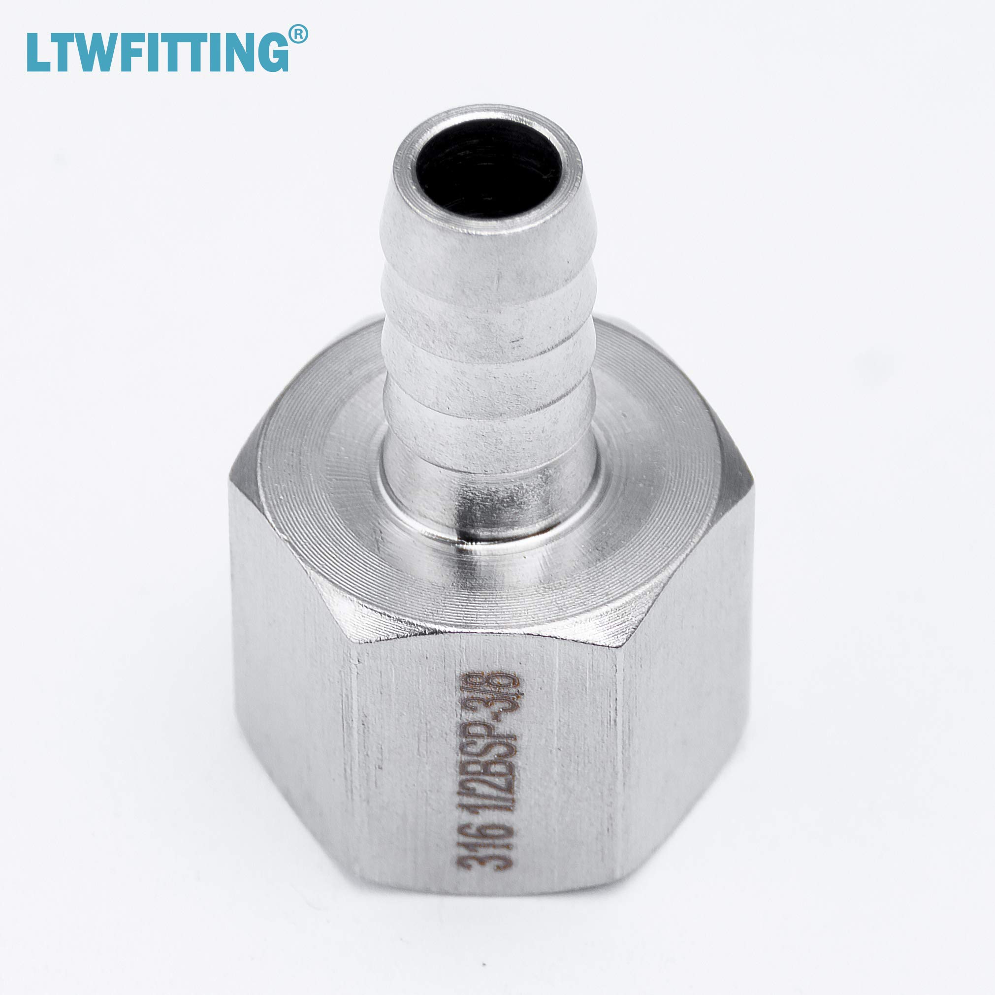 Amazon.co.jp: LTWFITTING G(PF)1/2 ホース内径10mm（3/8） S316