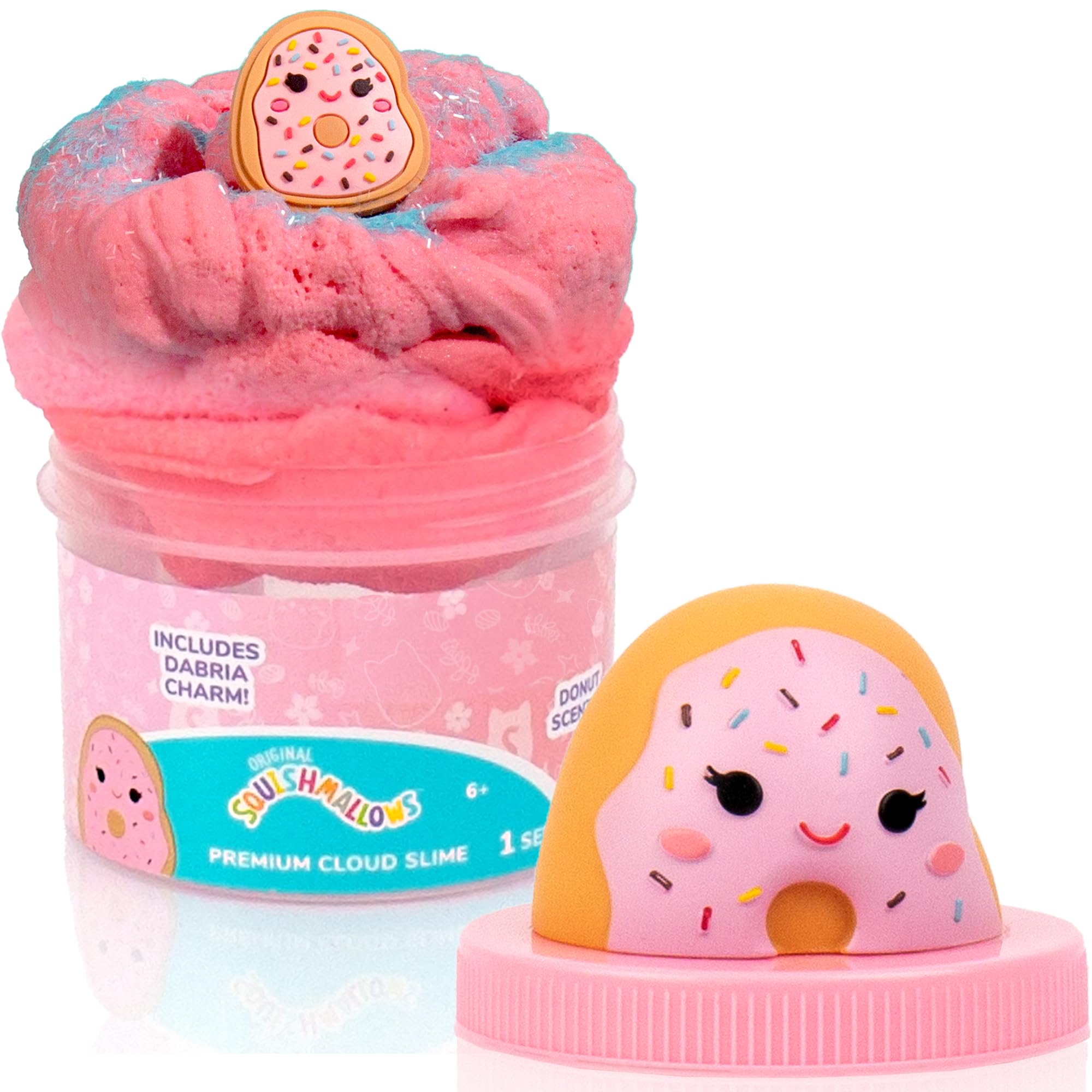 Original Squishmallow Dabria Donuts Premium Cloud Slime, Donut Scent, Squishmallow Party Favors for Kids 8-12 Years Girl Toys 8-10 Years Old Girls 8-12 Years Old Slime Kids