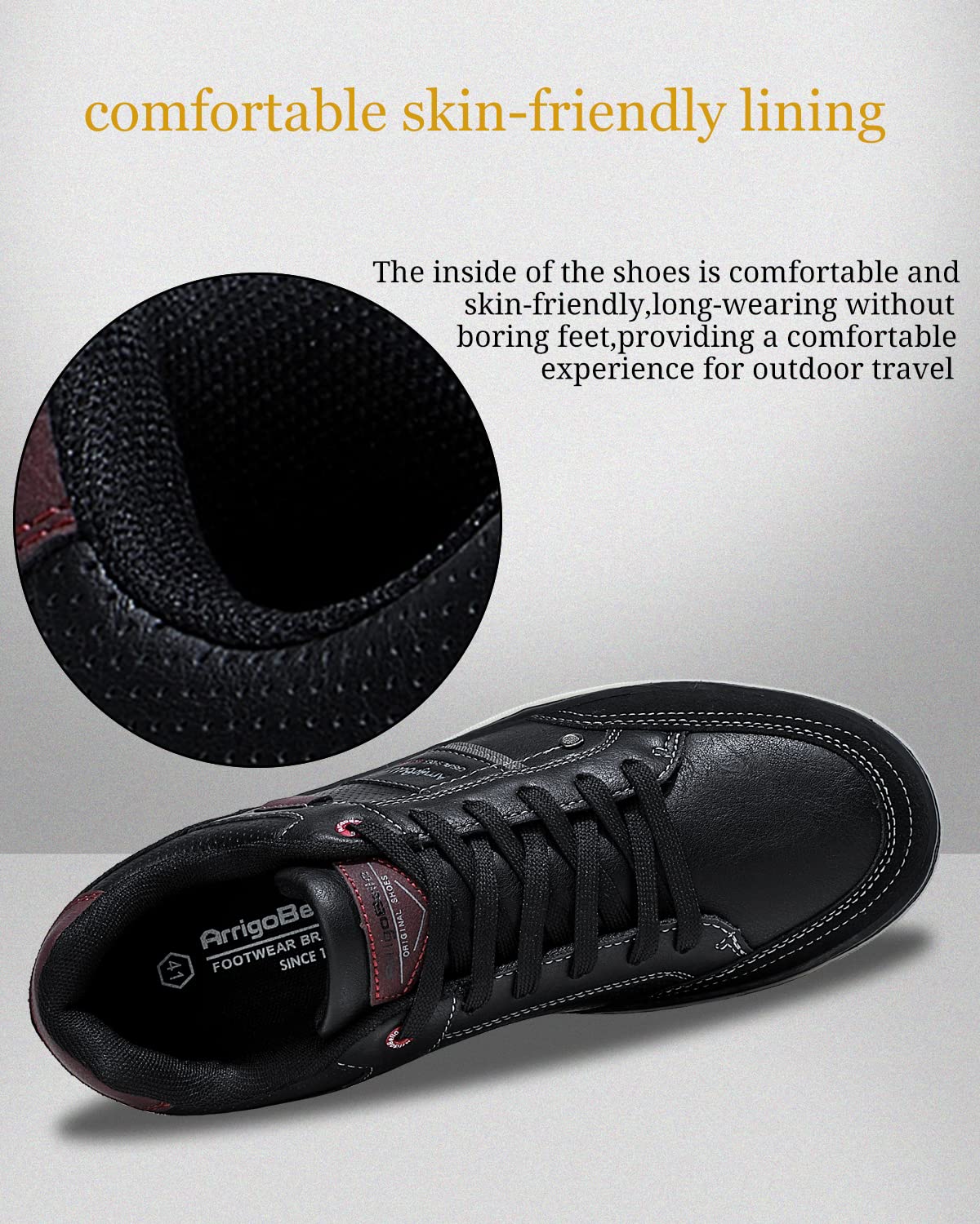 ARRIGO BELLO Sneakers Uomo Scarpe Ginnastica Sportive Running Trekking Mocassini Uomo Estivi all'aperto Respirabile Taglia 41-46