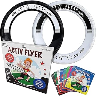 Activ Life Kid’s Flying Rings (2 Pack) They Fly Straight & Don’t Hurt, 80% Lighter Than Standard Rings - Replace Screen Time with Healthy Family Fun - Get Outside & Play