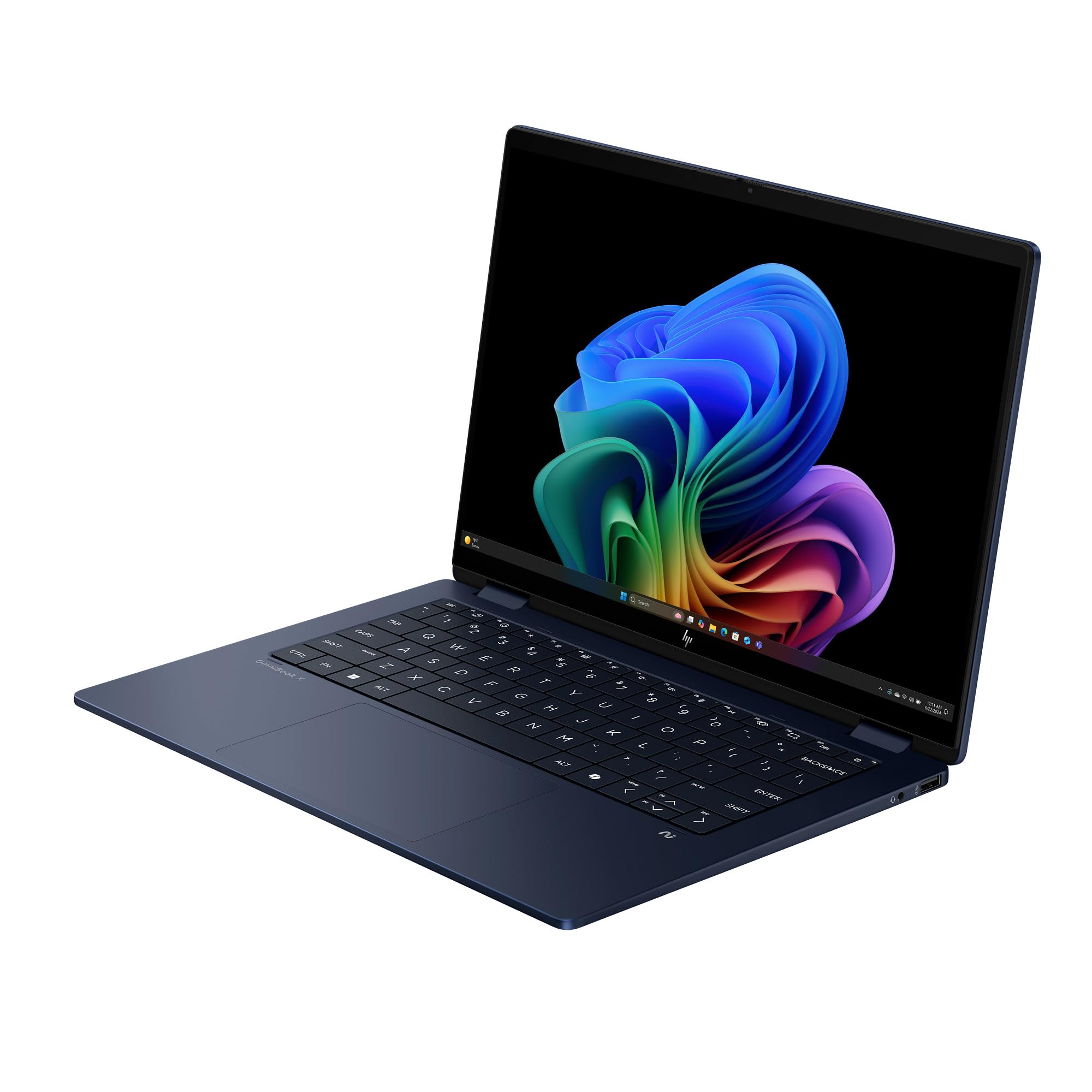 HP OmniBook X Flip 2-in-1 Next Gen AI 14" Laptop | CoPilot+ PC | Intel® Core™ Ultra 7-256V Processor | 16GB RAM | 1TB SSD | Intel Arc™ 140V Graphics | 2K OLED Touchscreen | Windows 11 | 14-fm0006sa — view 15