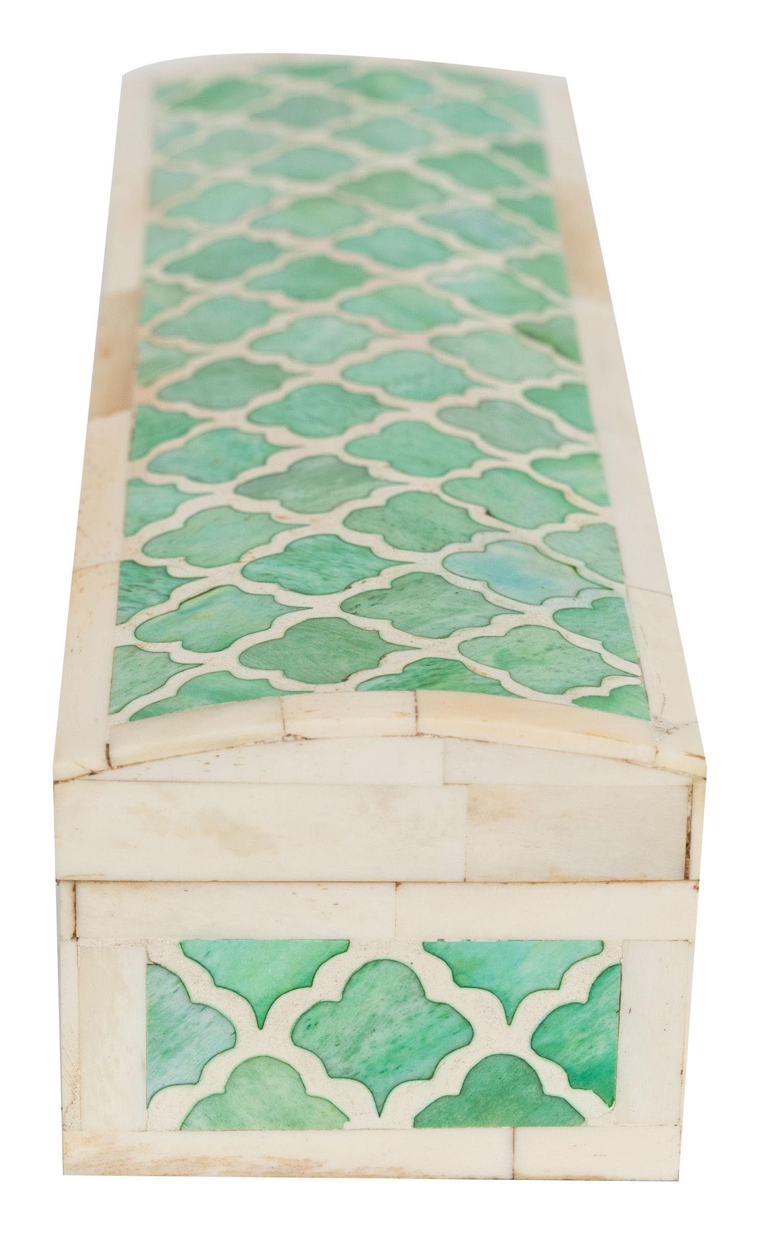 Biscottini Caja de madera y hueso 30 x 8 x 7 cm – Caja de almacenamiento – Caja de madera pequeña – Caja de recuerdos