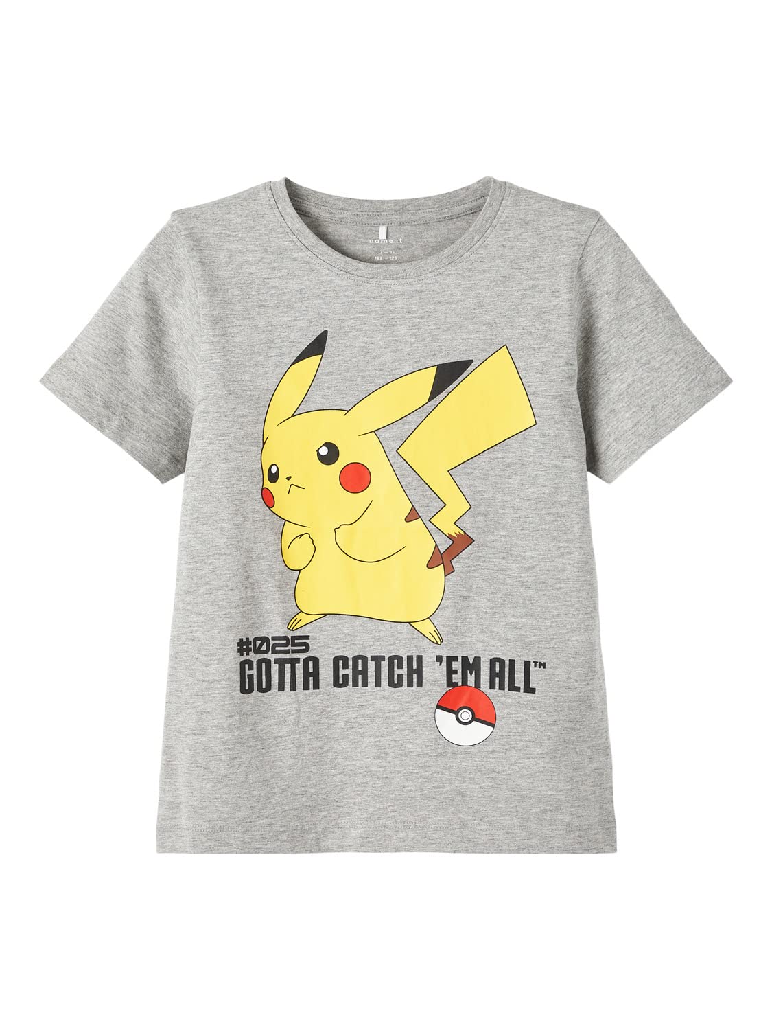name it Boy's Nik Hil Pokemon Short-Sleeves T-Shirt
