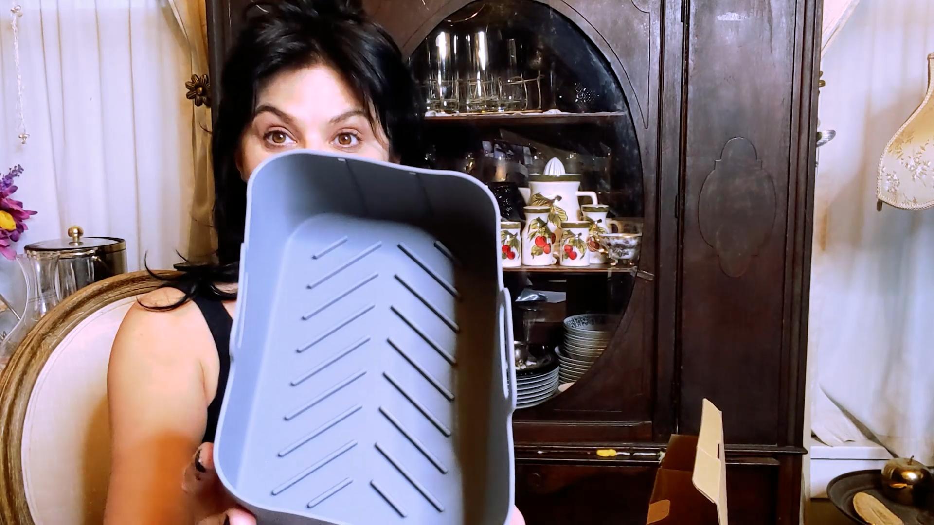 Amazon.com: Silicone Air Fryer Liners 10QT, Reusable