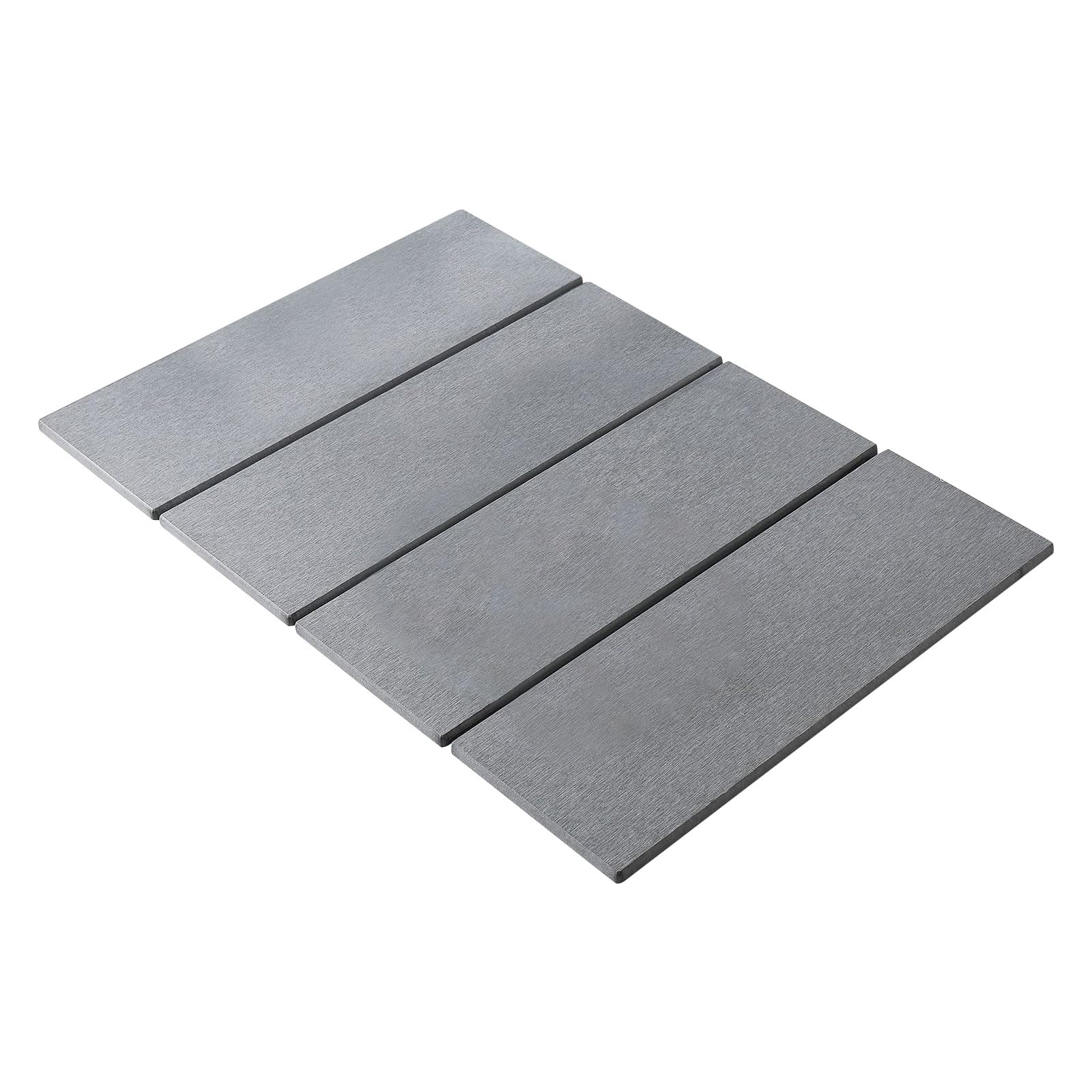 Kaeltsyn Safe Not Slip Diatomite Drying Mat Pliable Rapiddry Stone Pad with Softened and PVC Base for Countertop Kitchen Utensils Security