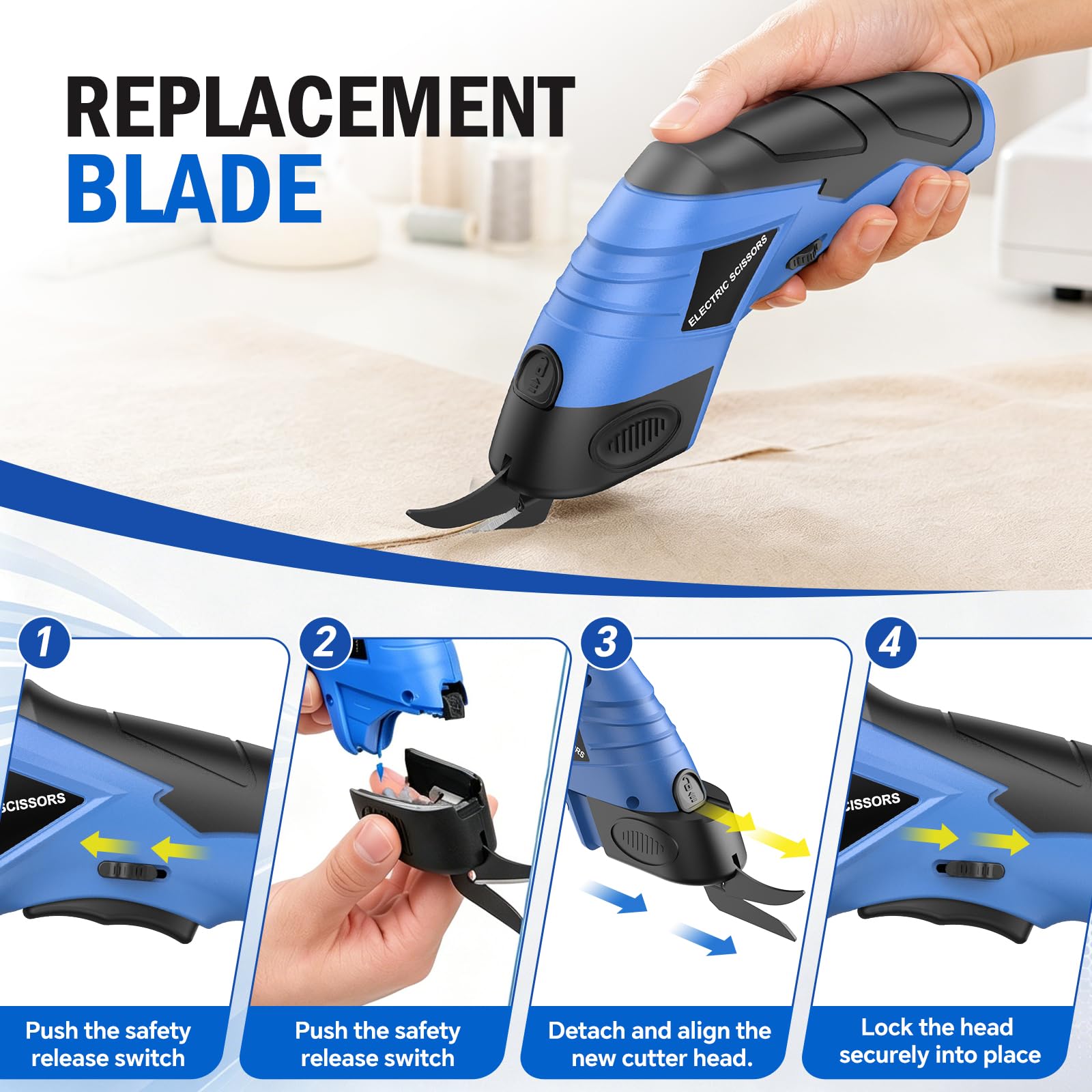 Electric Scissors - Cut Through Anything! -7
