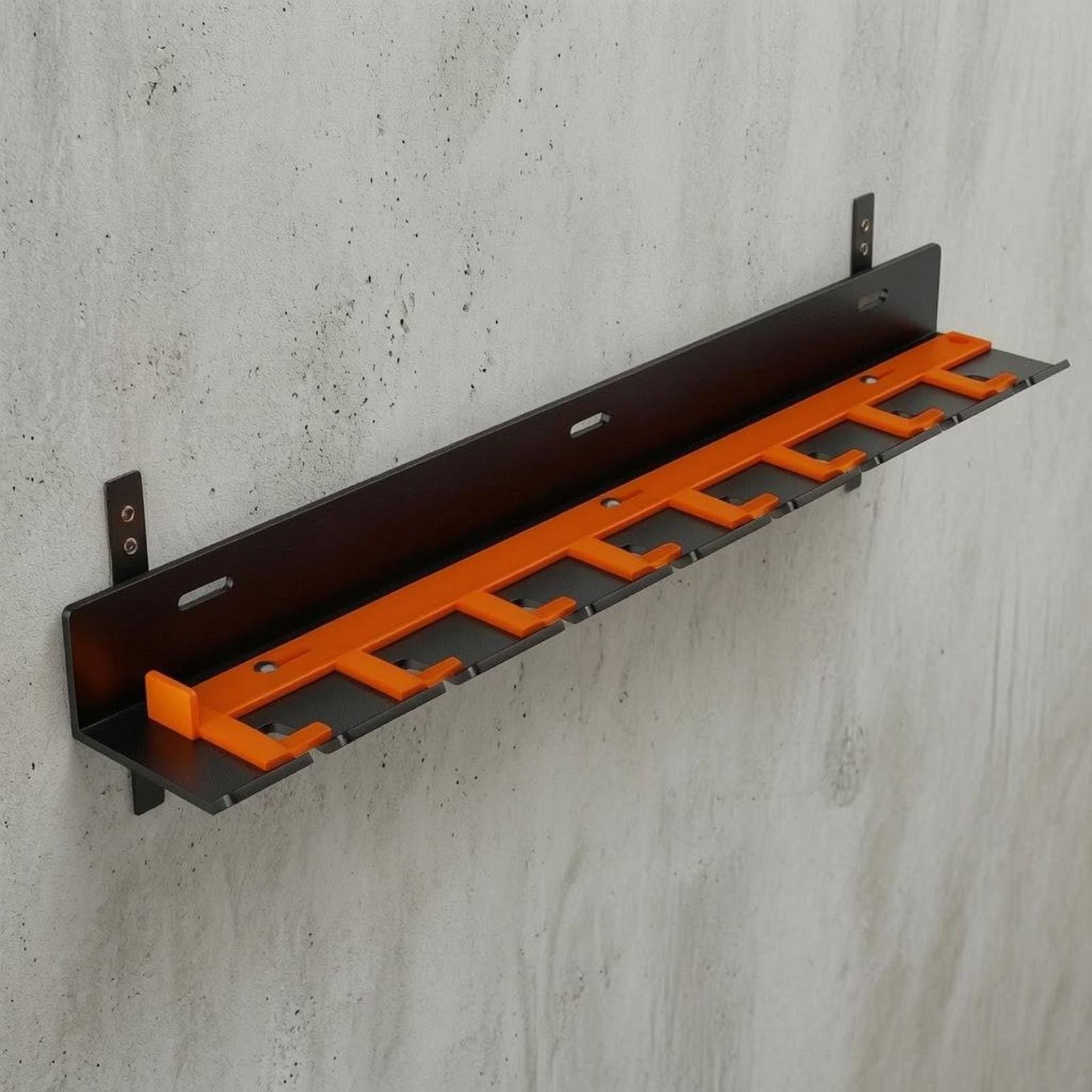 Soporte para Herramientas Neumáticas Organizador Perchero Estante con 8 Ranuras para Acceso Rápido Visible Metal Robusto con Anclajes Incluidos